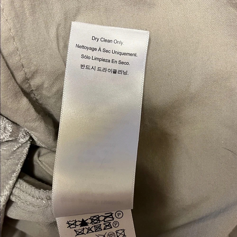 West Elm Queen Silver Crinkle Velvet Duvet Cover and Standard Pillow Shams